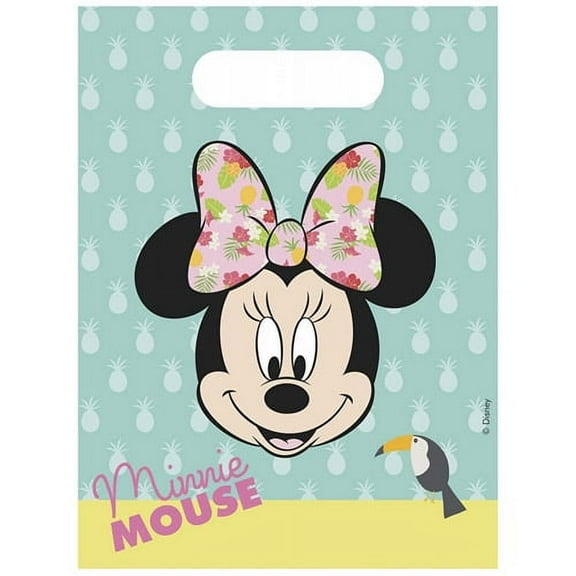 Minnie Mouse 'Tropical' Favor Bags (6ct)