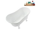 thumbnail image 2 of 51'' Streamline N373WH-IN-WH Soaking Clawfoot Tub and Tray with Internal Drain, 2 of 9