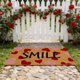 thumbnail image 5 of DefiDgd 16x24inch Valentine's Day Love Heart Door Mat,Washable Non-Slip Entrance Rugs for Indoor Outdoor Entrance Bathroom Kitchen Home Decor(C), 5 of 6