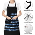 thumbnail image 6 of Picia Navy Camouflage American Flag Waterproof Apron for Unisex Adult - Adjustable Bib Apron with Pockets, Ideal for Cooking, Gardening, Painting, and Household Chores, 6 of 9