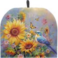 thumbnail image 1 of Sunflower Bird Kettle Dust Cover Teapots Dust Cover Insulated Breakfast Pot Cover Kitchen Tea Cosy Tea Cozies with Cotton Keep Warm for Dining Room Coffee Table Desktop Decoration, 1 of 8