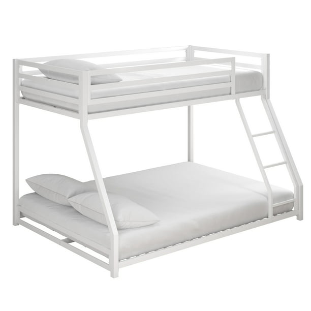 Elm Oak Miles Metal Twin Over Full, All Modern Twin Over Full Bunk Bed