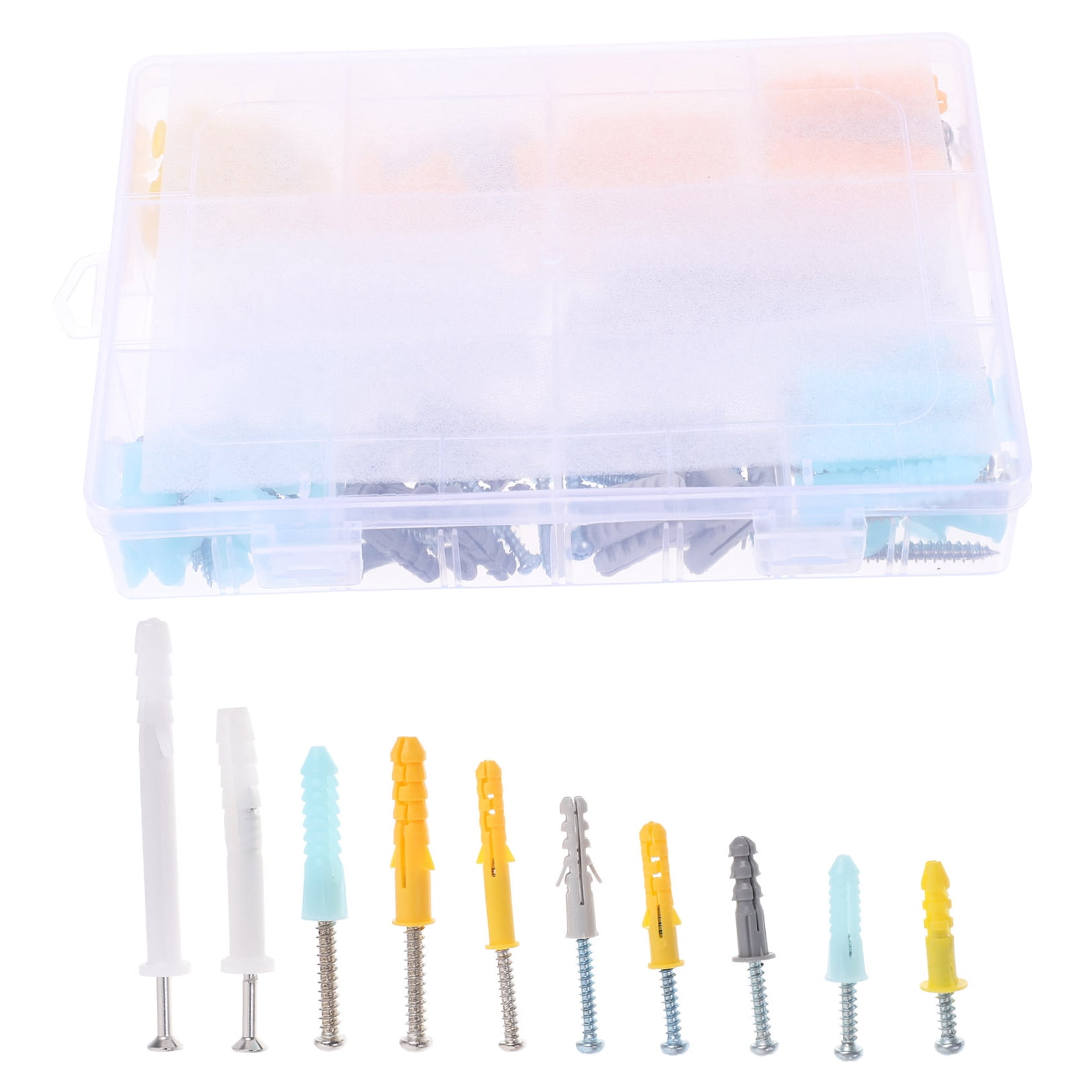 UPOUART Drywall Anchors and Screws Kit for Metal and Iron Fastening, Heavy Duty Wall Mounting Hardware Set