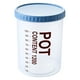 thumbnail image 2 of Recipiente transparente para almacenamiento de alimentos con tapa sellada • Capacidad de 1500 ml • 16x11x11cm • Recipiente hermético de grano y snacks, 2 of 7