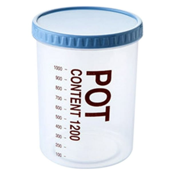 Latas Transparentes para Almacenar Alimentos, Refrigerios, Latas Selladas de Plástico para Almacenar Granos.