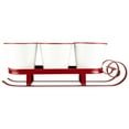 thumbnail image 6 of Northlight Sleigh with "Noel", "Joy" and "Merry" Buckets Christmas Centerpiece - 18.75" - Red, 6 of 7