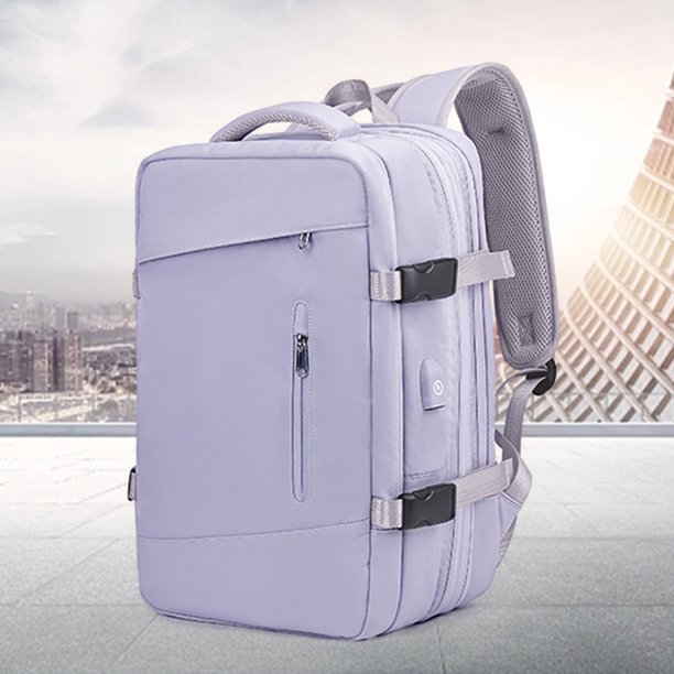 Mochila de viaje extensible unisex con puerto USB Mochila para hombres y mujeres Hugtrwg Para estrenar