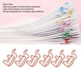 thumbnail image 4 of 100PCS Paper Clips Elephant Shape Clips Animals Note Clips Metal Bookmarks Slip  Marking Clips For Card Making, 4 of 8