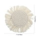 thumbnail image 4 of GOOHOCHY Posavasos redondo tejido a mano, mantel individual de mesa, posavasos con aislamiento térmico, 4 of 8