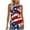 B-Multicolor, variant on Red White and Blue Tank Top for Women Red White and Blue Tank Tops for Women Women Fourth of July Tank Red White and Blue Top Printed Sleeveless Round Neck Pullover Casual Tank Tops