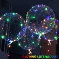 thumbnail image 2 of Light Up Clear Bobo Balloons 20” With 10 Ft Led String Lights For Party Birthday Wedding Cecorations, 50Pack, 2 of 9
