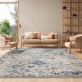 thumbnail image 5 of SAFAVIEH Square Rug 11' - Madison Collection - Large - Transitional Modern Design, Ivory & Aqua, Non-Shedding & Easy Cleaning, Ideal for Living Room, Bedroom, Dining Space (MAD611A), 5 of 17