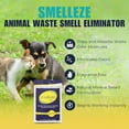 thumbnail image 3 of SMELLEZE Natural Animal Waste Smell Deodorizer Granules: 25 lb. Bag, 3 of 6