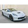 thumbnail image 2 of For 2014-2019 Chevrolet Corvette C7 | Z06 Stage 2 Style ABS Plastic Painted Carbon Flash Front Bumper Lower Lip Splitter with Carbon Fiber Side End Cap Extensions Pair, 2 of 12