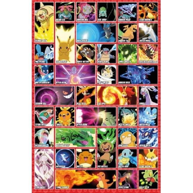 Pokemon - Moves Poster Print, 24 x 36 - Walmart.ca