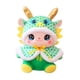 thumbnail image 2 of Juguete de dragón de Año Nuevo, figuras de dragón de peluche, decoración, dragón de dibujos animados suave cian, 2 of 9