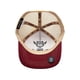 thumbnail image 5 of Knite Gorra Trucker Route 66 Wine Beige Malla Transpirable Biker Hombre, 5 of 5