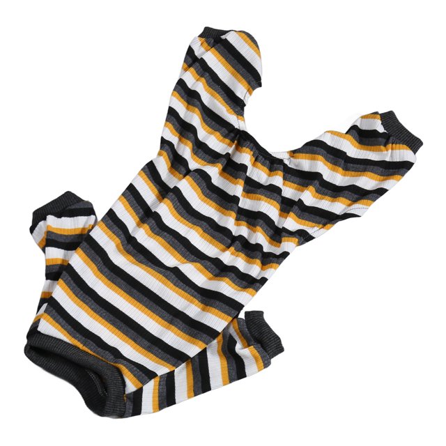 Pijama a Rayas para Perros Camisa Clásica de 4 Patas para Perros Material Suave y Cómodo Disfraces para Perros Ropa Elástica para Perros Ropa de Uso Diario para Dormir para ANGGREK Otros