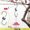 thumbnail image 4 of 2Pcs Bird Feeders Hanger WithDesign, Metal Iron Hummingbird Feeders Hook For Hanging Plant Wind Chimes, Attractive Tree Branch Hook, Sturdy And Durable Hanging Hooks, 4 of 8