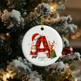 thumbnail image 1 of Adornos Navideños Acrílicos de 26 Letras | Decoraciones Colgantes Navideñas Personalizadas | Colgantes Del Alfabeto Ligeros y Duraderos | Decoración Navideña para El Hogar y La Oficina | Corona para, 1 of 6