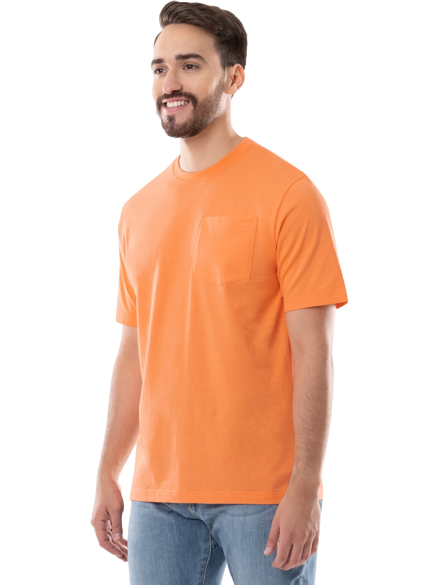 Brahma Men's Short Sleeve Workwear T-Shirt, Size S-4XLT (Men's, Big Men's, and Tall)