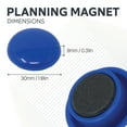 thumbnail image 4 of Medium Planning & Notice Board Magnets - Blue (Pack of 12), 4 of 6
