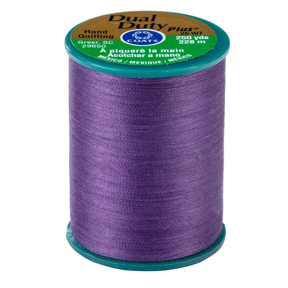 Coats & Clark Dual Duty Deep Violet Polyester/Cotton Hand Quilting