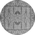 thumbnail image 1 of Ahgly Company Indoor Round Oriental Gray Industrial Area Rugs, 6' Round, 1 of 4