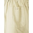 thumbnail image 5 of Hat and Beyond Women's Classic Slim-Fit Linen Pants with Waist Band, 5 of 6
