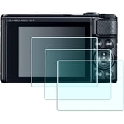 FHDFHD Screen Protector Compatible for Canon PowerShot SX740 HS SX730 HS Camera (for Accessories), 0.3mm High Definition 9H Hardness Optical LCD Premium Glass Protective Cover