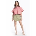 thumbnail image 1 of Short falda asimetrico/ Juvenil, 6974 (Verde militar) verde G, 1 of 3