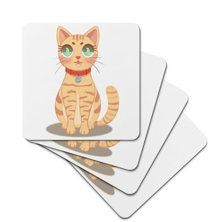 

Rubber Square Coasters Not Easily Deformed Soft and Have Thermal Insulation Properties with Animal Coasters
