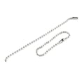 thumbnail image 5 of REGALWOVEN Key Label Tag Keychain Metal Bead Ball Chain 5.5" Long Silver Tone 100pcs, 5 of 5