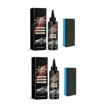 Eoozwa Auto Glass Polish 100ml Water Spot Remover Scratch Repair Liquid Coating Wiper Booster Fast Drying Formula Safe For All Vehicle Windows
