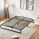 thumbnail image 2 of 25 cm Full Estructura de Cama Plataforma Metálica de Alta Resistencia, Base para Colchón Convexa Antideslizante, Sin Ruido, Sin Necesidad de Box Spring, 2 of 7