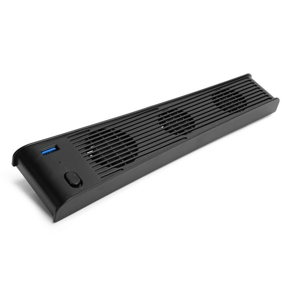 Ventilador de refrigeración Bling Bling para consola de juegos PS5 USB 3 ventiladores negro