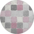 thumbnail image 2 of Addison Rugs Mayfield Premium Machine Washable Transitional Geometric Blush Round Rug, 8' x 8', 2 of 6