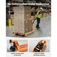 thumbnail image 6 of VEVOR Pallet Jack, 6600 lbs Load Capacity, Manual Pallet Truck with 48L x 27W Inch Forks for Material Handling, 3.35-7.1 Inch Fork Lift Height Range, Suitable for Warehouse, Supermarket, 6 of 9