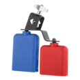 thumbnail image 1 of facefd Double Mounted Bell Set Noisemaker Percussion Instrument Accessory Style A, 1 of 9