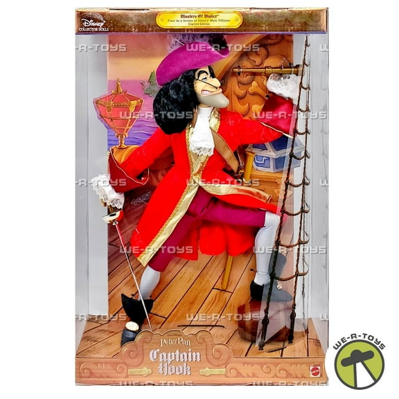 Peter Pan's Captain Hook Masters of Malice Limited Edition Disney Collector Doll