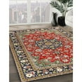 thumbnail image 3 of Ahgly Company Machine Washable Indoor Square Traditional Light French Beige Brown Area Rugs, 4' Square, 3 of 7