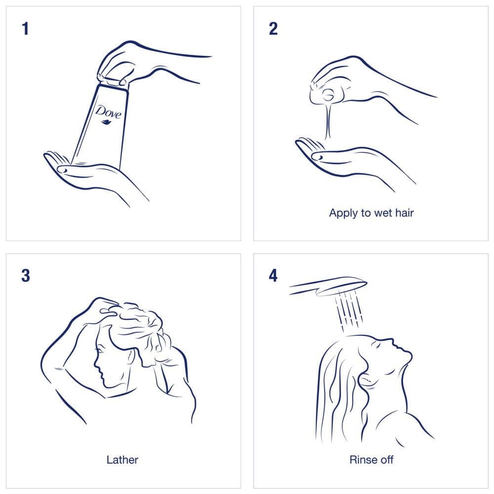 Dove Anti Dandruff Invigorating Mint 2 in 1 Shampoo and Conditioner