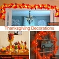 thumbnail image 5 of Thanksgiving Maple Leaves String Lights Lighted Fall Garland, Battery Operated Total 20 Ft 40 LED Fall Leaves Lights for Indoor Outdoor Holiday Autumn Home Party Harvest Decor, 5 of 7