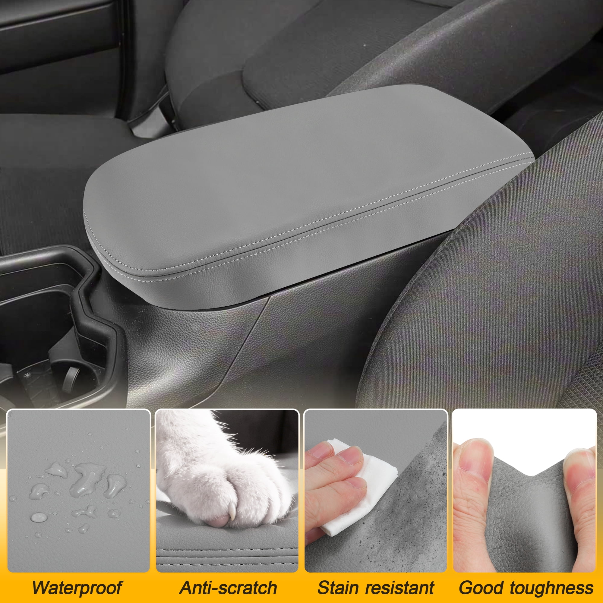 Unique Bargains Center Console Armrest Cover for Dodge for Ram 1500 2500 3500 2002-2008