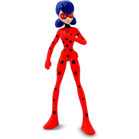 Miraculous Flexfigs Lady Bug bendable figure NJ Croce 50477