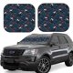 thumbnail image 1 of Balery Christmas Dachshund Parasol para parabrisas de coche de 2 piezas | Parasol plegable para parabrisas delantero de coche para la mayoría de sedanes-Small, 1 of 6