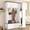 White, variant on Mintazer 78.7"H Farmhouse Hall Tree with Coat Rack, Storage Bench, Drawers & Hooks for Hallway, Entryway, Bedroom, Mudroom, Living Room, Black