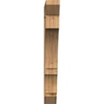 thumbnail image 2 of Ekena Millwork 6"W x 36"D x 48"H Balboa Slat Rough Sawn Bracket, Western Red Cedar, 2 of 4