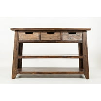 Jofran Cannon Valley Distressed Industrial 50" Sofa Table - Walmart.com