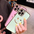 thumbnail image 3 of FFIY Étui Mignon pour iPhone 12 Pro Max, Étui Sourire, Étui de Luxe pour Objectif de Caméra pour Femmes, Étui de Protection Compatible avec iPhone 12 Pro Max - 6.7 Pouces (Violet), 3 of 6
